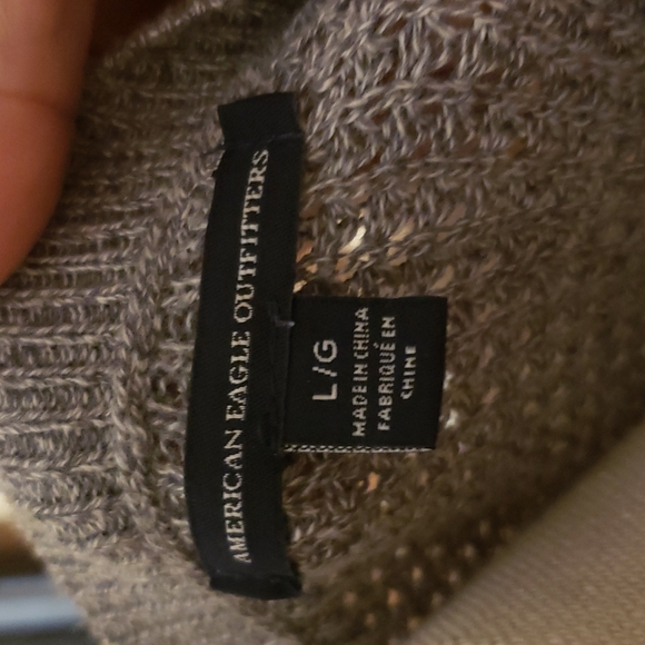 American Eagle outfitters waffle knit sweater sz Lg - Picture 6 of 6